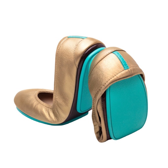 Tieks Shoes - Tieks ༄ Iconic Italian Leather Folding Flats ༄ Luxurious Metallic Gold ༄ 7M
